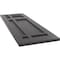 Ekena Millwork True Fit PVC San Juan Capistrano Mission Style Fixed Mount Shutters, Shadow Mountain, 18W x 62H, PR TFP001SJ18X062SM - alternate 11
